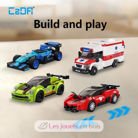 Set of 8 mini vehicles to build C55048W CaDA 4