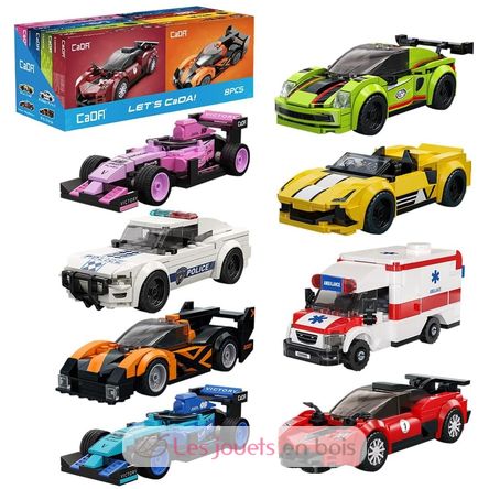 Set of 8 mini vehicles to build C55048W CaDA 1