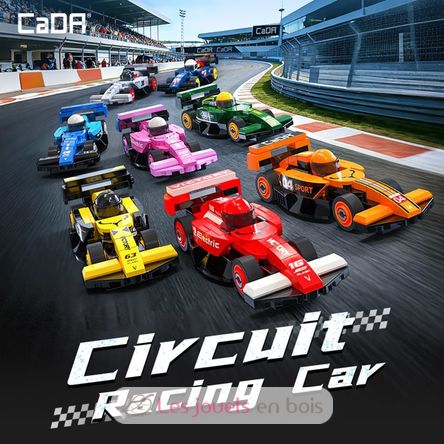 Set of 8 mini racing cars to build C55101W CaDA 2