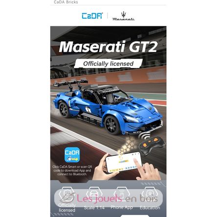 Sportscar Maserati GT2 549 Pieces C57013W CaDA 8