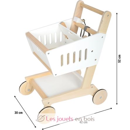Wooden Shopping Trolley Fresh LE12836 Small Foot company 2