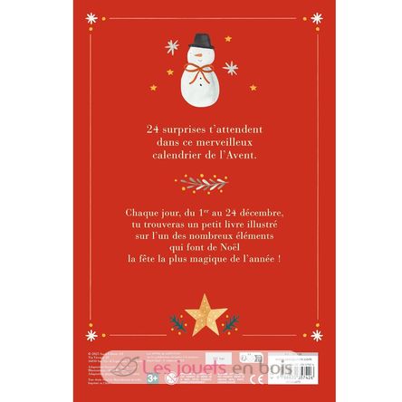 Red Advent Calendar - 24 little books SJ-5742 Sassi Junior 2