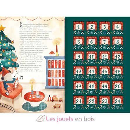 Red Advent Calendar - 24 little books SJ-5742 Sassi Junior 3