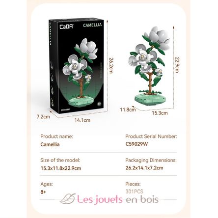 Floral Pot Camellia 301 pieces C59029W CaDA 4