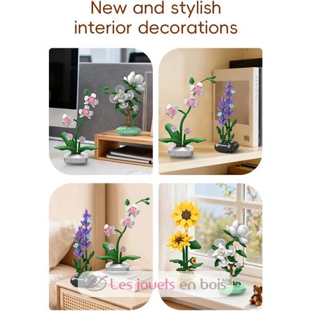 Floral Pot Sunflower 187 pieces C59030W CaDA 3