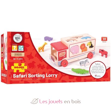 Safari sorting lorry BJ641 Bigjigs Toys 3