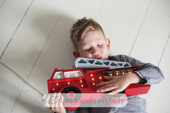 Little Lights Fire Truck Lamp Red LL028-325 Little Lights 12