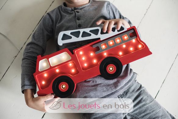 Little Lights Fire Truck Lamp Red LL028-325 Little Lights 5