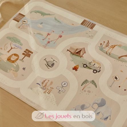 Safari Friends car play mat LD7483 Little Dutch 7