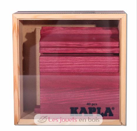 Plum / Purple Kapla 40 planks KAC40PR-4352 Kapla 2