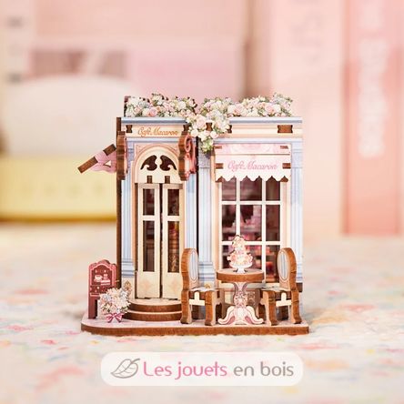Mini Book Nook Café Macaron CT107 Cartartem 2