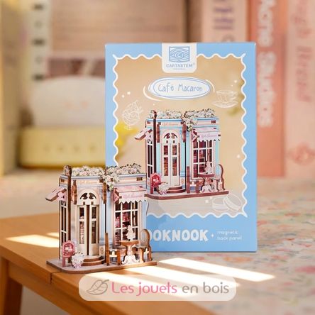 Mini Book Nook Café Macaron CT107 Cartartem 3