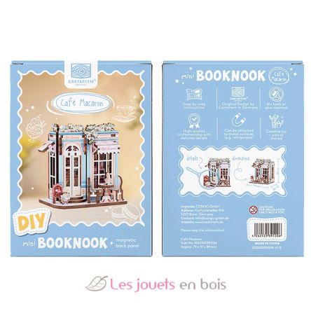 Mini Book Nook Café Macaron CT107 Cartartem 8
