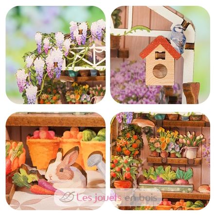 Mini Book Nook Greenhouse CT108 Cartartem 6