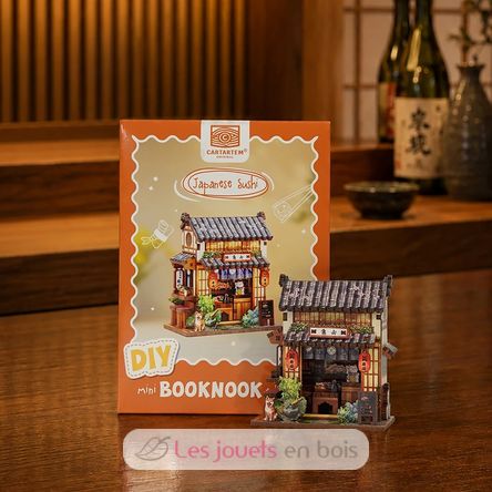 Mini Book Nook Japanese Sushi CT112 Cartartem 3