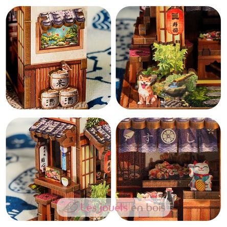Mini Book Nook Japanese Sushi CT112 Cartartem 6