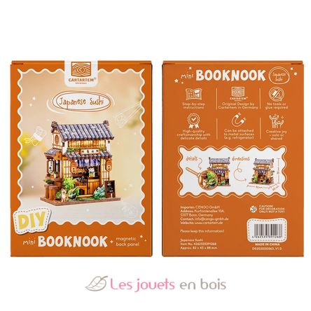 Mini Book Nook Japanese Sushi CT112 Cartartem 8