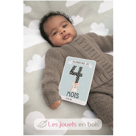 Baby Photo Cards – Over the moon M-6298 Milestone 3