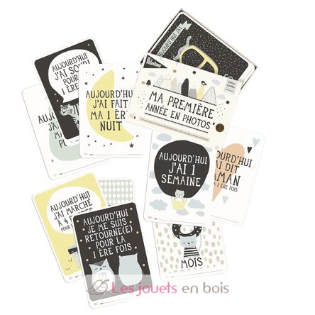 Baby Photo Cards – Over the moon M-6298 Milestone 2