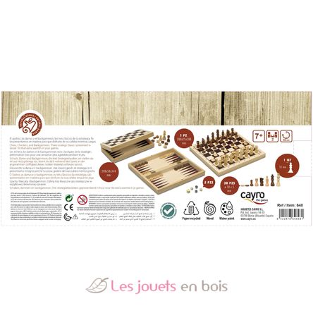 Chess, Checkers and Backgammon CA648 Cayro 7