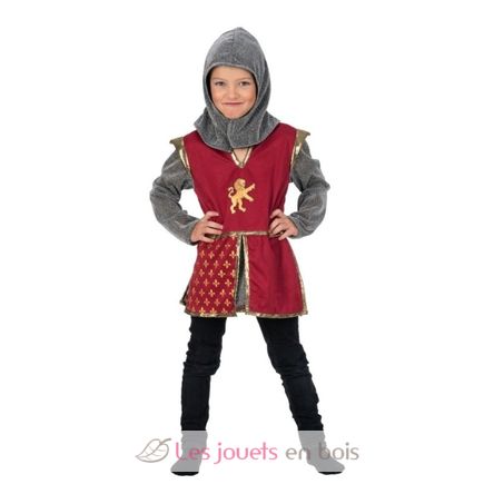 Red Lion Knight costume for kids 128cm CHAKS-C4667128 Chaks 1
