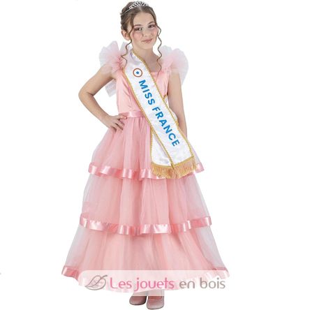 Miss France pink dress 140 cm CHAKS-C4721140 Chaks 1