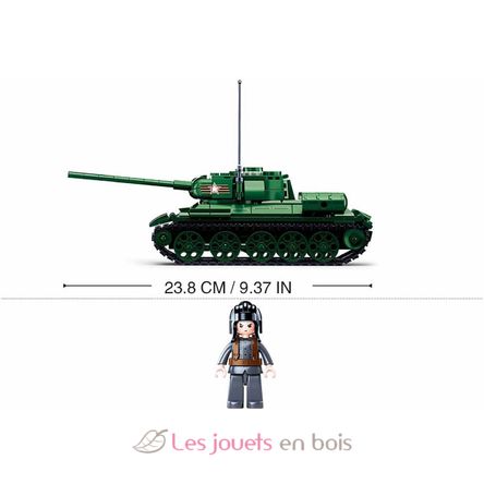 Model Bricks - T34-85 tank SL-M38-B0982 Sluban 2