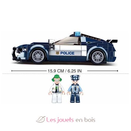 Police car 284 pieces SL-M38-B1063 Sluban 2
