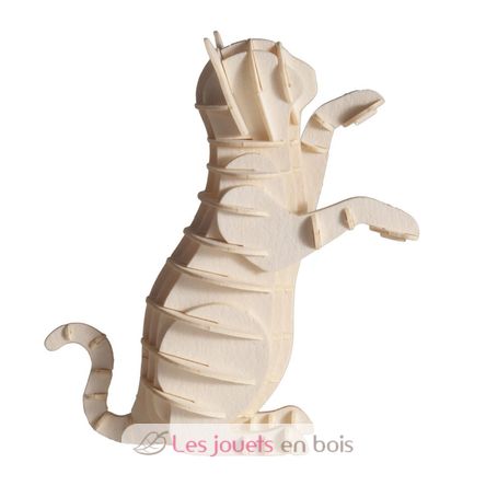 3D Paper model - white cat FRI-11636 Fridolin 1