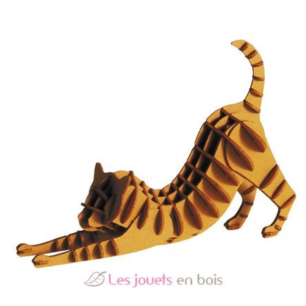 3D Paper model - red-brown cat FRI-11637 Fridolin 1
