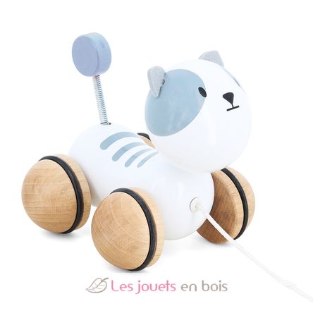 Gribouille kitten pull toy V1712 Vilac 2