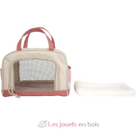 Dog with pink bag and care set LE12838 Small Foot company 9