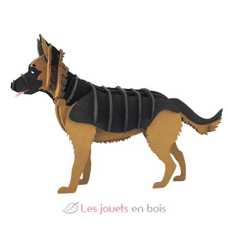 3D Paper model - German shepherd FRI-11721 Fridolin 1