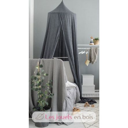 Bed canopy dark grey EFK135-000-007 JaBaDaBaDo 2