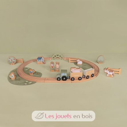 Wooden train set Safari Friends LD7451 Little Dutch 7