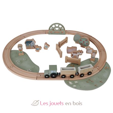 Wooden train set Safari Friends LD7451 Little Dutch 1