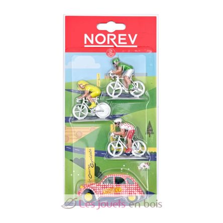 Citroën 2CV and 3 cyclists NO-318993 Norev 1