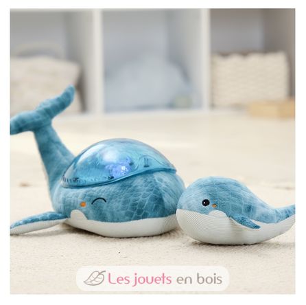 Tranquil Whale Family Blue CloudB-7901-WB Cloud b 2