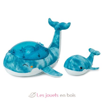 Tranquil Whale Family Blue CloudB-7901-WB Cloud b 1