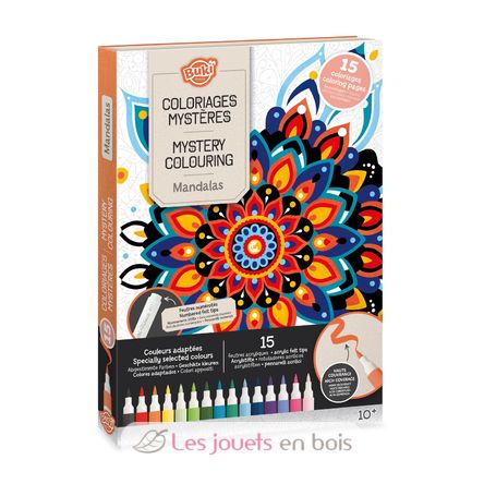 Mystery colouring Mandalas BUK-CM301 Buki France 1