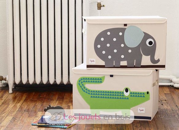 Crocodile toy chest EFK107-001-004 3 Sprouts 2