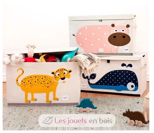 Leopard toy chest EFK107-001-001 3 Sprouts 3