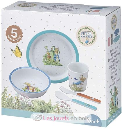 5-pieces set Pierre Rabbit blue PJ-BP701BP Petit Jour 2