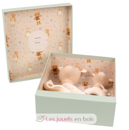 Leonie giraffe doudou and rattle EG120819 Egmont Toys 2