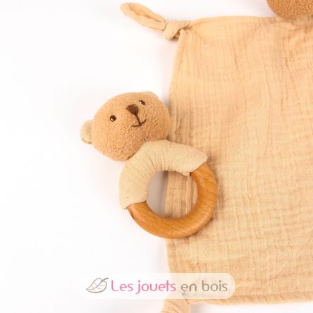 Marcel bear doudou and rattle EG120818 Egmont Toys 5