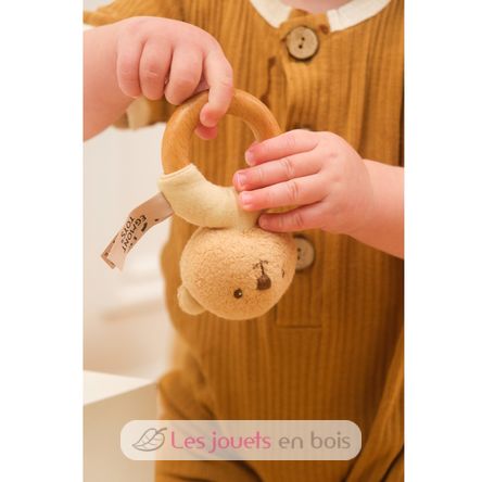 Marcel bear doudou and rattle EG120818 Egmont Toys 2