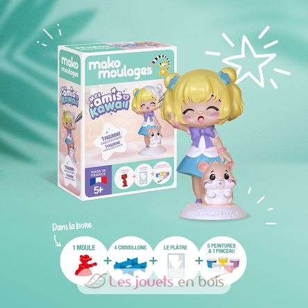 Molding box Little girl and her hamster MM39126 Mako Créations 2