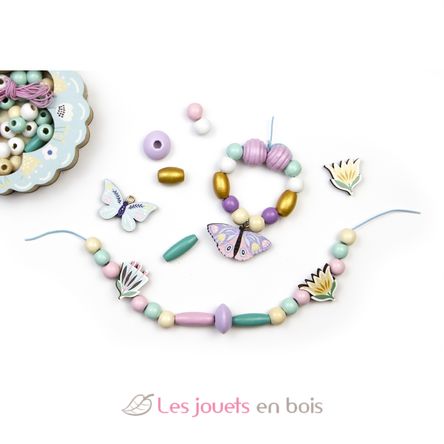 Butterfly box wooden beads SYCRE3289 Sycomore 3