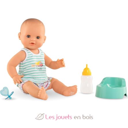 Paul the peeing baby doll - Aqua CO-9000130580 Corolle 1