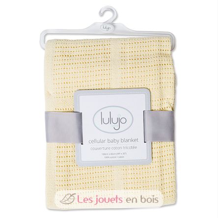 Baby blanket - yellow LLJ-121-010-005 Lulujo 3